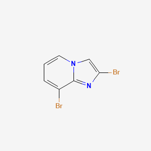 molecular formula C7H4Br2N2 B11843187 2,8-Dibromoimidazo[1,2-a]pyridine 