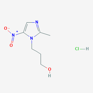 Imidazole-1-propanol, 2-methyl-5-nitro-, hydrochloride