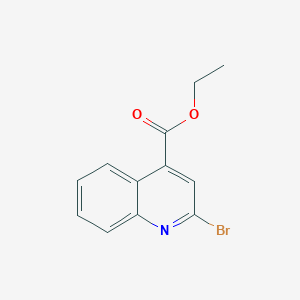 molecular formula C12H10BrNO2 B11843271 Ethyl 2-bromoquinoline-4-carboxylate 