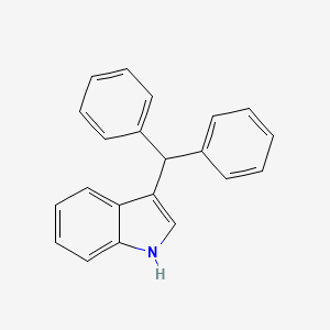 molecular formula C21H17N B11843311 3-Benzhydryl-1H-indole CAS No. 53924-26-8