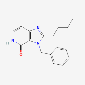molecular formula C17H19N3O B11843455 3-Benzyl-2-butyl-3H-imidazo[4,5-c]pyridin-4(5H)-one CAS No. 152460-59-8