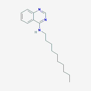 molecular formula C18H27N3 B11843599 N-Decylquinazolin-4-amine CAS No. 22754-12-7