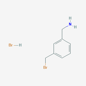 molecular formula C8H11Br2N B11843745 (3-(Bromomethyl)phenyl)methanamine hydrobromide 
