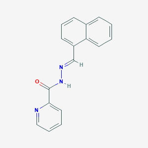 molecular formula C17H13N3O B11843801 N'-(Naphthalen-1-ylmethylene)picolinohydrazide CAS No. 305339-19-9