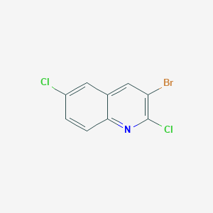 molecular formula C9H4BrCl2N B11844044 3-Bromo-2,6-dichloroquinoline 