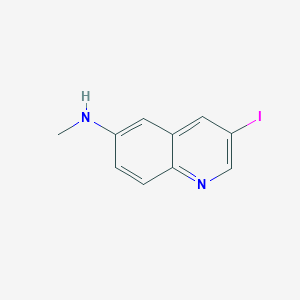molecular formula C10H9IN2 B11844078 3-Iodo-N-methylquinolin-6-amine 