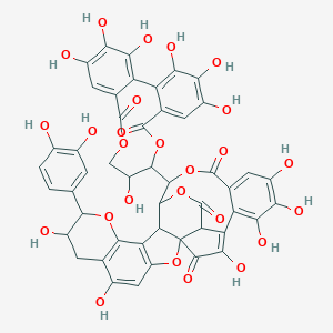molecular formula C48H34O26 B118441 Camelliatannin F CAS No. 154561-15-6
