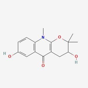 molecular formula C15H17NO4 B11844159 d-Ribalinidine CAS No. 87936-14-9