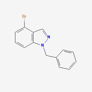 molecular formula C14H11BrN2 B11844513 1-Benzyl-4-bromo-1H-indazole CAS No. 914311-46-9