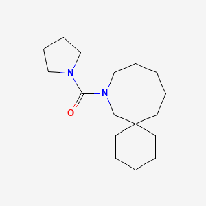 molecular formula C17H30N2O B11844855 Pyrrolidin-1-yl(8-azaspiro[5.7]tridecan-8-yl)methanone CAS No. 87943-77-9