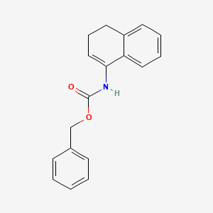 molecular formula C18H17NO2 B11845143 Benzyl 3,4-dihydronaphthalen-1-ylcarbamate CAS No. 920743-02-8