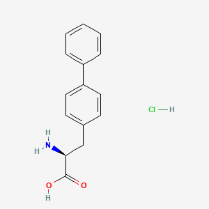 molecular formula C15H16ClNO2 B11845315 (S)-3-([1,1'-Biphenyl]-4-yl)-2-aminopropanoic acid hydrochloride 