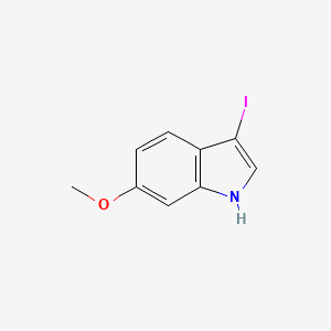 molecular formula C9H8INO B11845479 3-Iodo-6-methoxy-1H-indole 