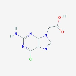 molecular formula C7H6ClN5O2 B118456 2-氨基-6-氯-9H-嘌呤-9-乙酸 CAS No. 149376-70-5