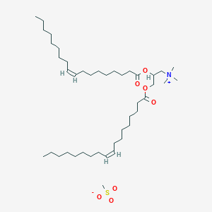 2,3-bis[[(Z)-octadec-9-enoyl]oxy]propyl-trimethylazanium;methanesulfonate
