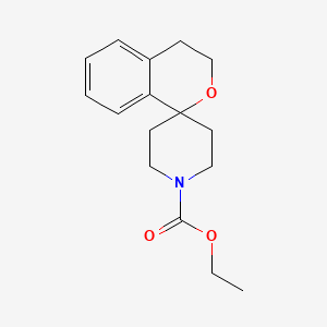 molecular formula C16H21NO3 B11845751 Ethyl spiro[isochroman-1,4'-piperidine]-1'-carboxylate 