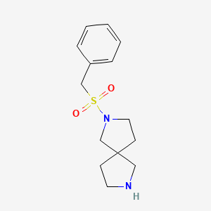 molecular formula C14H20N2O2S B11845759 2-(Benzylsulfonyl)-2,7-diazaspiro[4.4]nonane 