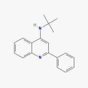 molecular formula C19H20N2 B11846206 N-tert-Butyl-2-phenylquinolin-4-amine CAS No. 128924-95-8