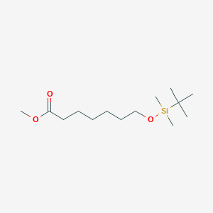 molecular formula C14H30O3Si B11846408 Methyl 7-(tert-butyldimethylsilyloxy)heptanoate 