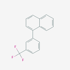 molecular formula C17H11F3 B11846456 1-(3-(Trifluoromethyl)phenyl)naphthalene 