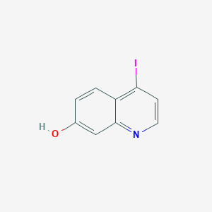molecular formula C9H6INO B11846544 4-Iodo-7-hydroxyquinoline 