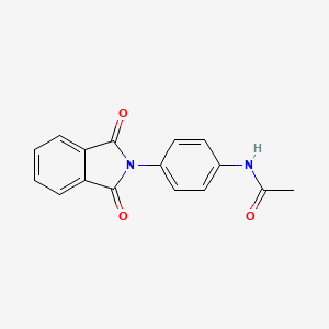 molecular formula C16H12N2O3 B11846568 N-(4-(1,3-Dioxoisoindolin-2-yl)phenyl)acetamide CAS No. 6543-35-7