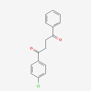 molecular formula C16H13ClO2 B11846585 1-(4-Chlorophenyl)-4-phenylbutane-1,4-dione CAS No. 60721-33-7
