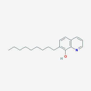 molecular formula C18H25NO B11846750 7-Nonylquinolin-8-ol CAS No. 79494-12-5