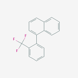 molecular formula C17H11F3 B11846821 1-(2-(Trifluoromethyl)phenyl)naphthalene 