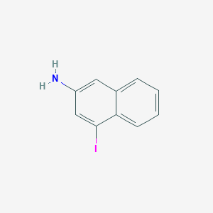 molecular formula C10H8IN B11846823 4-Iodonaphthalen-2-amine CAS No. 90841-86-4