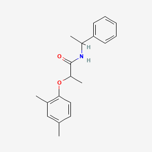 2-(2,4-dimethylphenoxy)-N-(1-phenylethyl)propanamide