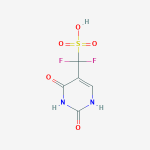 molecular formula C5H4F2N2O5S B118469 5-(Difluorosulfomethyl)uracil CAS No. 158698-42-1