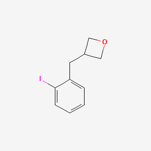 molecular formula C10H11IO B11846937 3-(2-Iodobenzyl)oxetane 