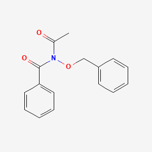 molecular formula C16H15NO3 B11847064 N-acetyl-N-(benzyloxy)benzamide 