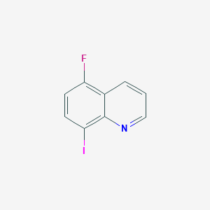 molecular formula C9H5FIN B11847146 5-Fluoro-8-iodoquinoline 