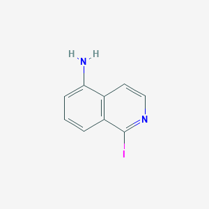 molecular formula C9H7IN2 B11847157 1-Iodoisoquinolin-5-amine CAS No. 1260759-47-4