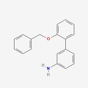 molecular formula C19H17NO B11847320 2'-(Benzyloxy)-[1,1'-biphenyl]-3-amine 