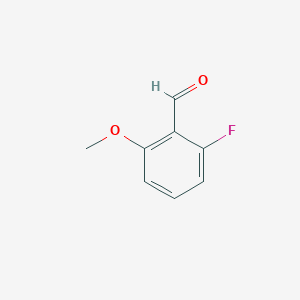 molecular formula C8H7FO2 B118475 2-氟-6-甲氧基苯甲醛 CAS No. 146137-74-8