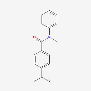 molecular formula C17H19NO B1184753 4-isopropyl-N-methyl-N-phenylbenzamide 