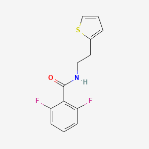 2,6-difluoro-N-[2-(2-thienyl)ethyl]benzamide