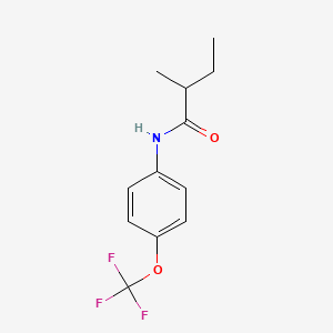 2-methyl-N-[4-(trifluoromethoxy)phenyl]butanamide