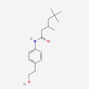 molecular formula C17H27NO2 B1184759 N-[4-(2-hydroxyethyl)phenyl]-3,5,5-trimethylhexanamide 