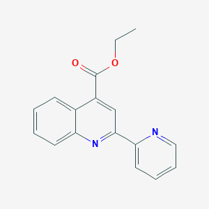 molecular formula C17H14N2O2 B11847758 Ethyl 2-(pyridin-2-yl)quinoline-4-carboxylate CAS No. 5110-06-5