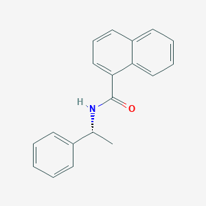 molecular formula C19H17NO B11847929 N-[(1R)-1-phenylethyl]naphthalene-1-carboxamide CAS No. 74841-43-3
