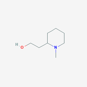 molecular formula C8H17NO B118480 2-Piperidineethanol, 1-methyl- CAS No. 533-15-3
