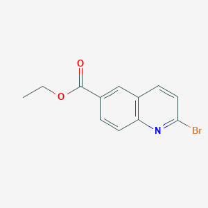 molecular formula C12H10BrNO2 B11848233 Ethyl 2-bromoquinoline-6-carboxylate 