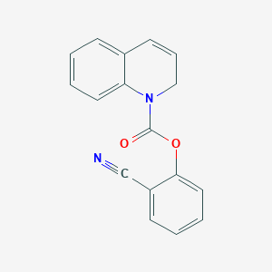 molecular formula C17H12N2O2 B11848360 2-Cyanophenyl quinoline-1(2H)-carboxylate 