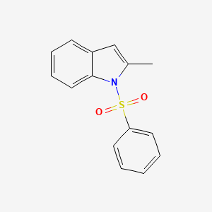 molecular formula C15H13NO2S B11848391 2-Methyl-1-(phenylsulfonyl)-1H-indole CAS No. 80360-21-0