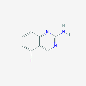 molecular formula C8H6IN3 B11848411 5-Iodoquinazolin-2-amine 