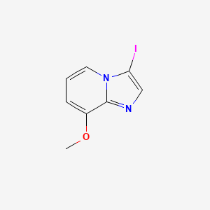 molecular formula C8H7IN2O B11848542 3-Iodo-8-methoxyimidazo[1,2-a]pyridine 